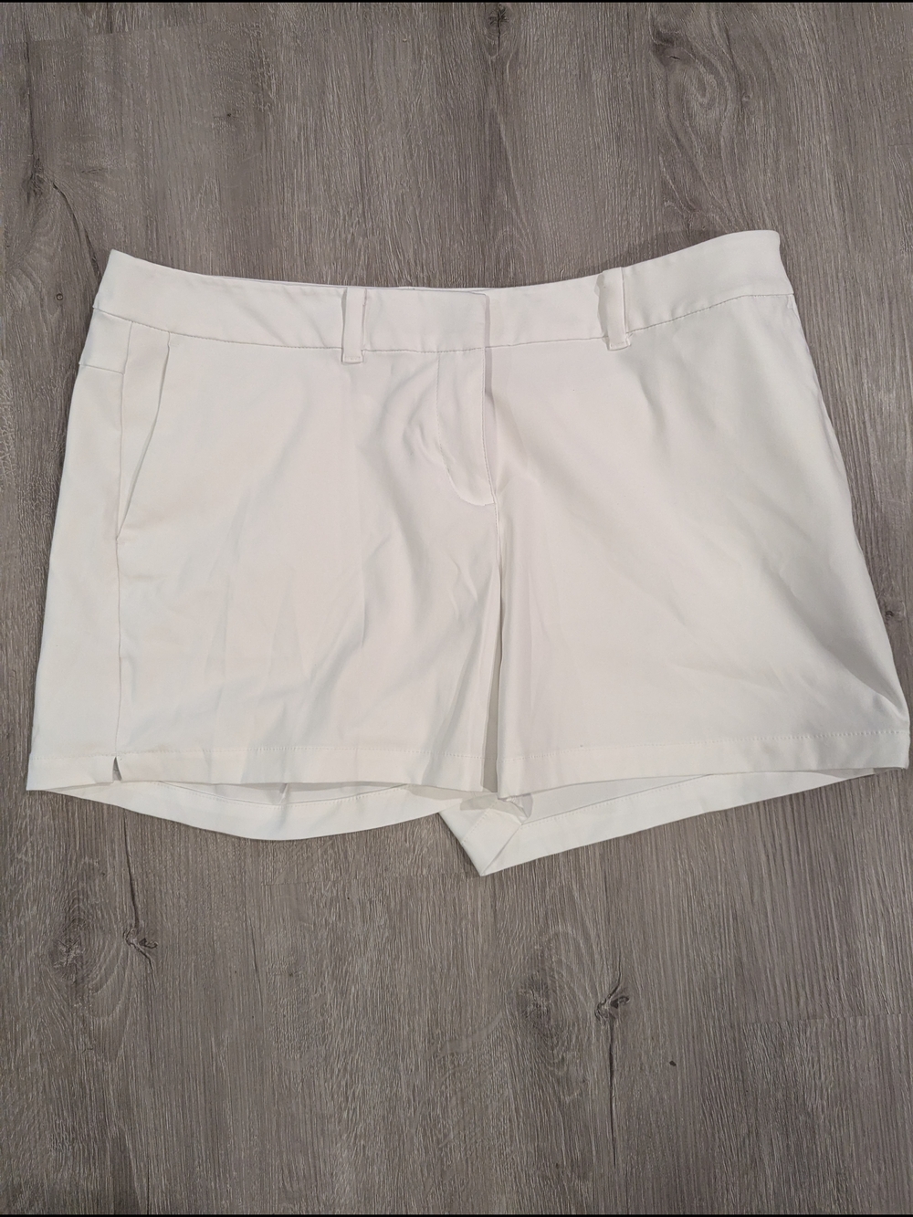 Nike Women’s White High-Waist Tailored Shorts